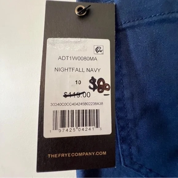 Frye Size 10 Cropped Wide Cuff Pants - Picture 4 of 5